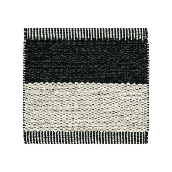 Wide Stripe Icon gångmatta, Midnight black 200x85 cm Kasthall