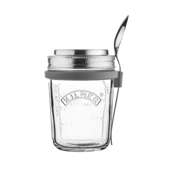 Frukostset glasskål + sked - 0,35 L - Kilner