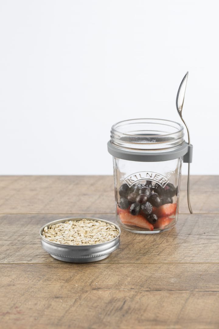 Frukostset glasskål + sked - 0,35 L - Kilner