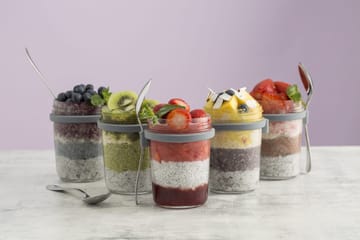 Frukostset glasskål + sked - 0,35 L - Kilner