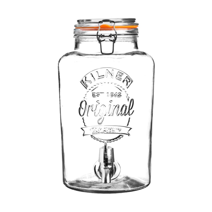 Kilner glasbehållare med tappkran 5 l - Transparent - Kilner