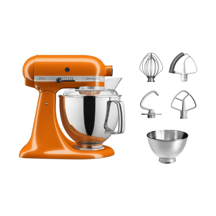 Artisan 5KSM175 köksmaskin med extra tillbehör 4,8 L - Honey - KitchenAid