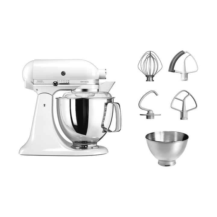 Artisan 5KSM175 köksmaskin med extra tillbehör 4,8 L - White - KitchenAid