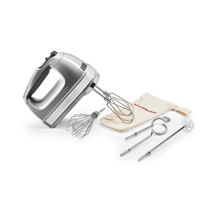 KitchenAid elvisp med 9 hastigheter 85W - Contour silver - KitchenAid