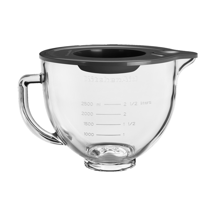 KitchenAid glasskål med lock 4,7 L - Klar - KitchenAid