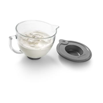 KitchenAid glasskål med lock 4,7 L - Klar - KitchenAid