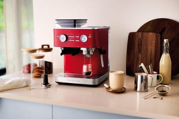 KitchenAid halvautomatisk espressomaskin med kvarn - Candy apple - KitchenAid