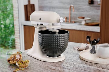 KitchenAid keramikskål utan handtag 4,7 L - Black studded - KitchenAid