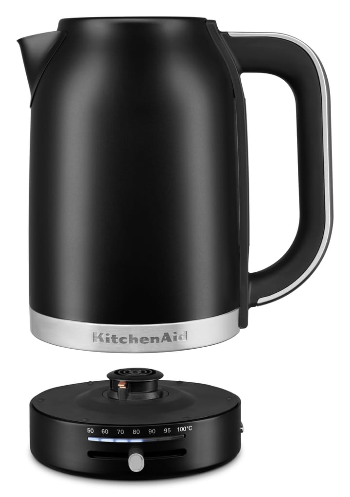 KitchenAid vattenkokare med temperaturkontroll 1,7 L, Black matte KitchenAid