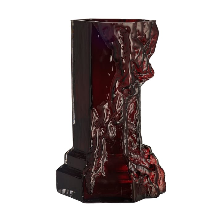 Rocky Baroque vas 35 cm - Oxblood - Kosta Boda