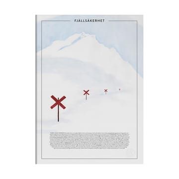 Fjällsäkerhet poster - 30x40 cm - Kunskapstavlan®