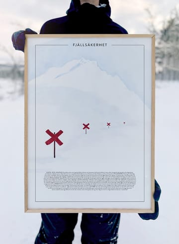 Fjällsäkerhet poster - 30x40 cm - Kunskapstavlan®