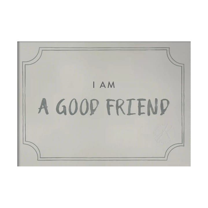 Good friend diploma poster 21x30 cm, Dusty mint Kunskapstavlan®