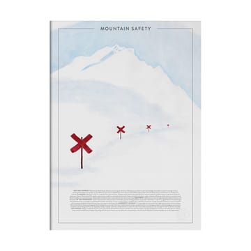 Mountain safety poster - 50x70 cm - Kunskapstavlan®