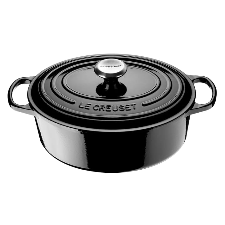 Le Creuset Signature oval gryta 4,1 l - Black - Le Creuset