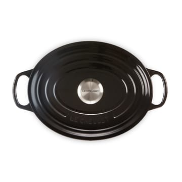 Le Creuset Signature oval gryta 6,3 l - Black - Le Creuset