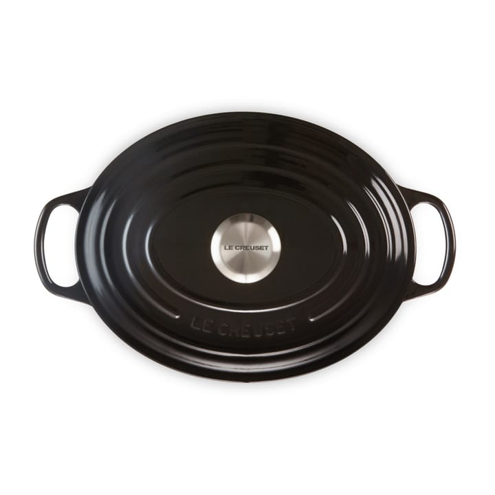 Le Creuset Signature oval gryta 6,3 l, Black Le Creuset