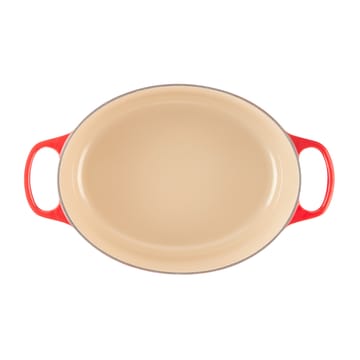 Le Creuset Signature oval gryta 6,3 l - Cerise - Le Creuset