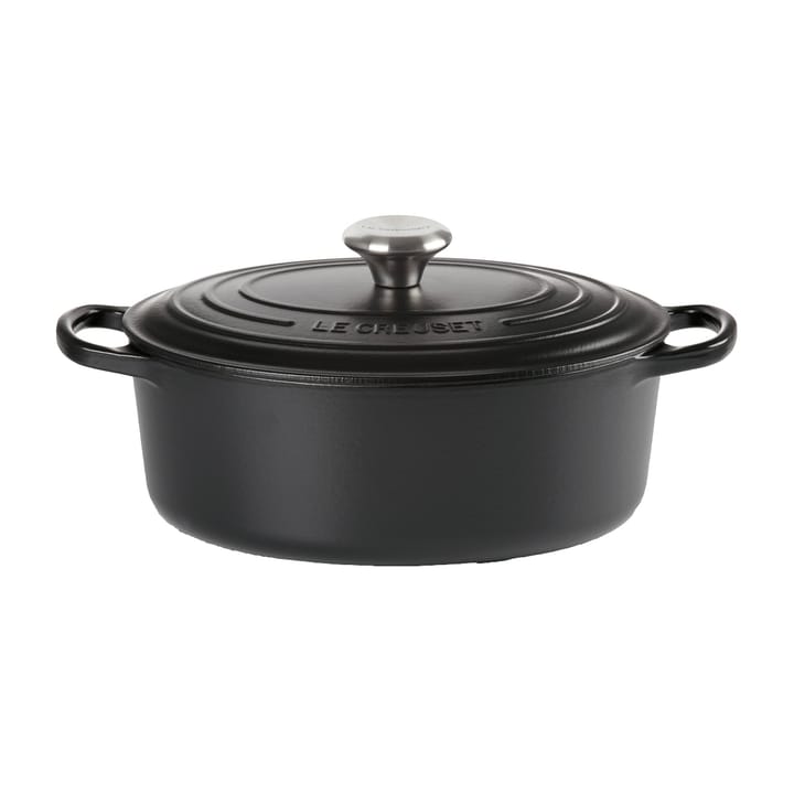 Le Creuset Signature oval gryta 6,3 l - Matte black - Le Creuset