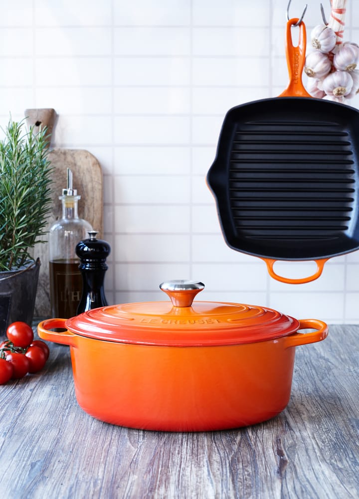 Le Creuset Signature oval gryta 6,3 l, Volcanic Le Creuset