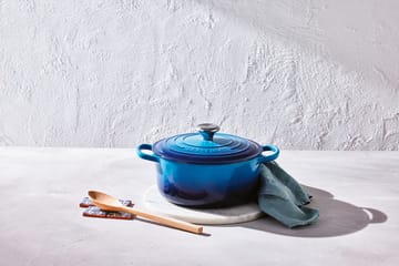 Le Creuset Signature rund gryta 4,2 l - Azure blue - Le Creuset