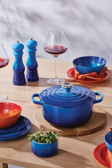 Le Creuset Signature rund gryta 4,2 l - Azure blue - Le Creuset