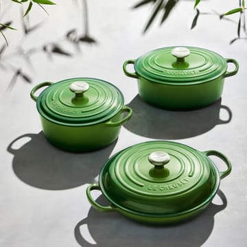 Le Creuset Signature rund gryta 4,2 l - Bamboo Green - Le Creuset