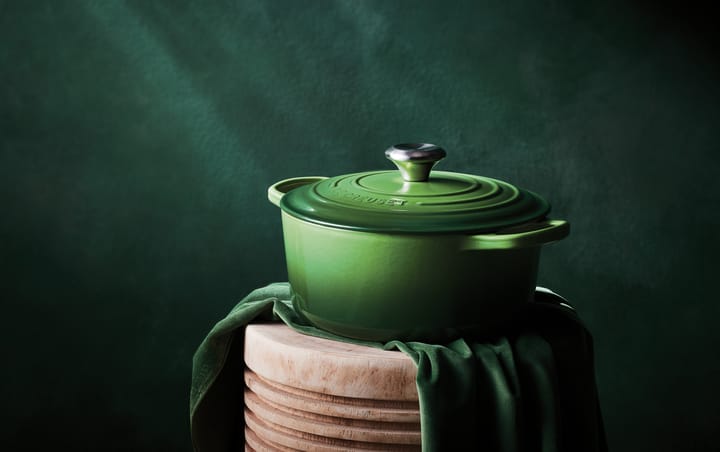 Le Creuset Signature rund gryta 4,2 l, Bamboo Green Le Creuset