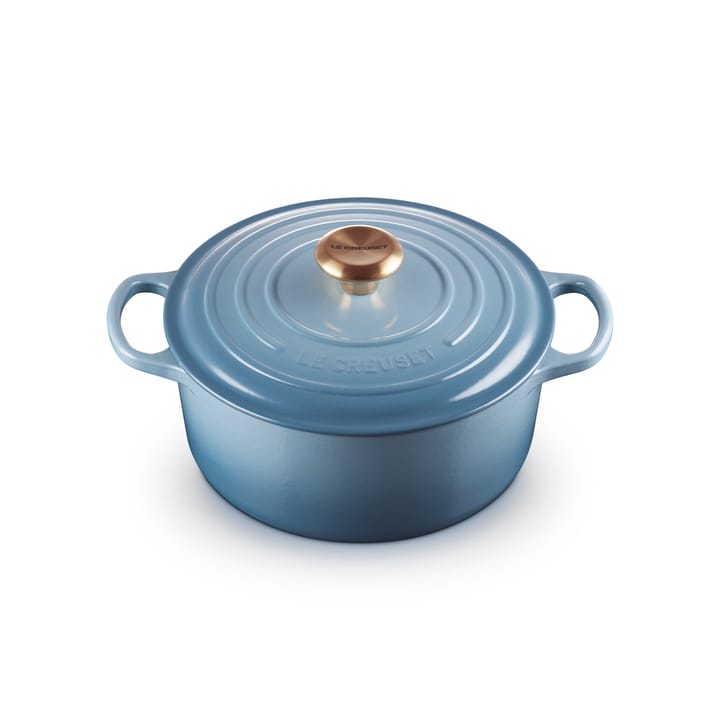 Le Creuset Signature rund gryta 4,2 l, Chambray Le Creuset