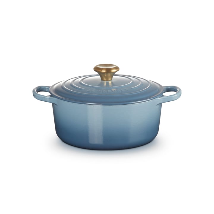 Le Creuset Signature rund gryta 4,2 l, Chambray Le Creuset