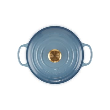 Le Creuset Signature rund gryta 4,2 l - Chambray - Le Creuset