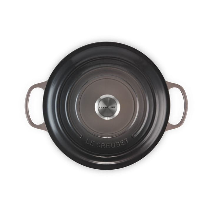 Le Creuset Signature rund gryta 4,2 l, Flint Le Creuset