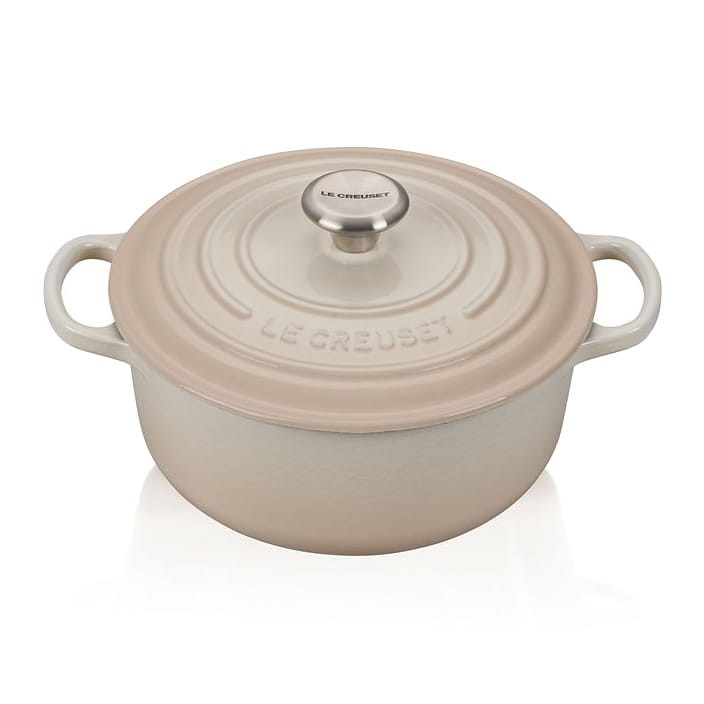 Le Creuset Signature rund gryta 4,2 l - Meringue - Le Creuset