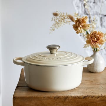 Le Creuset Signature rund gryta 4,2 l - Meringue - Le Creuset