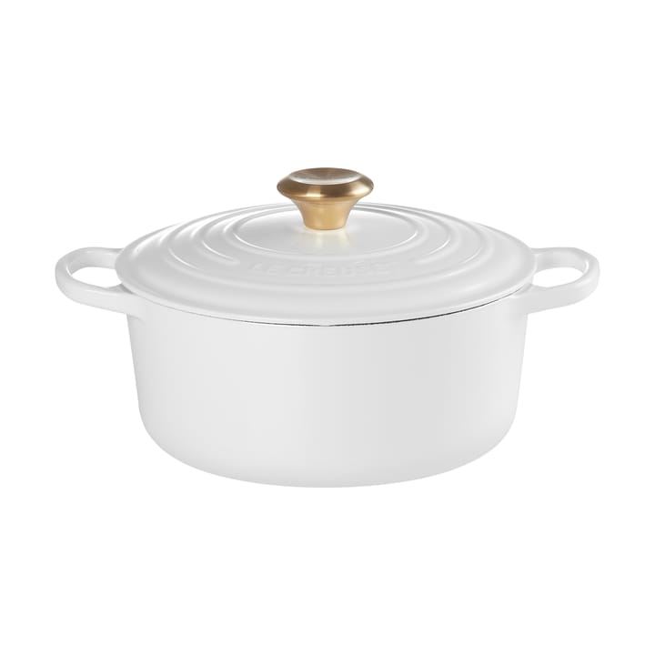 Le Creuset Signature rund gryta 4,2 l - White - Le Creuset