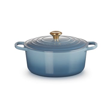 Le Creuset Signature rund gryta 6,7 l - Chambray - Le Creuset