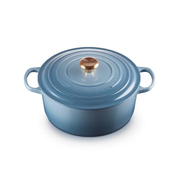 Le Creuset Signature rund gryta 6,7 l - Chambray - Le Creuset