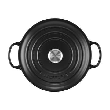 Le Creuset Signature rund gryta 6,7 l - Matte black - Le Creuset