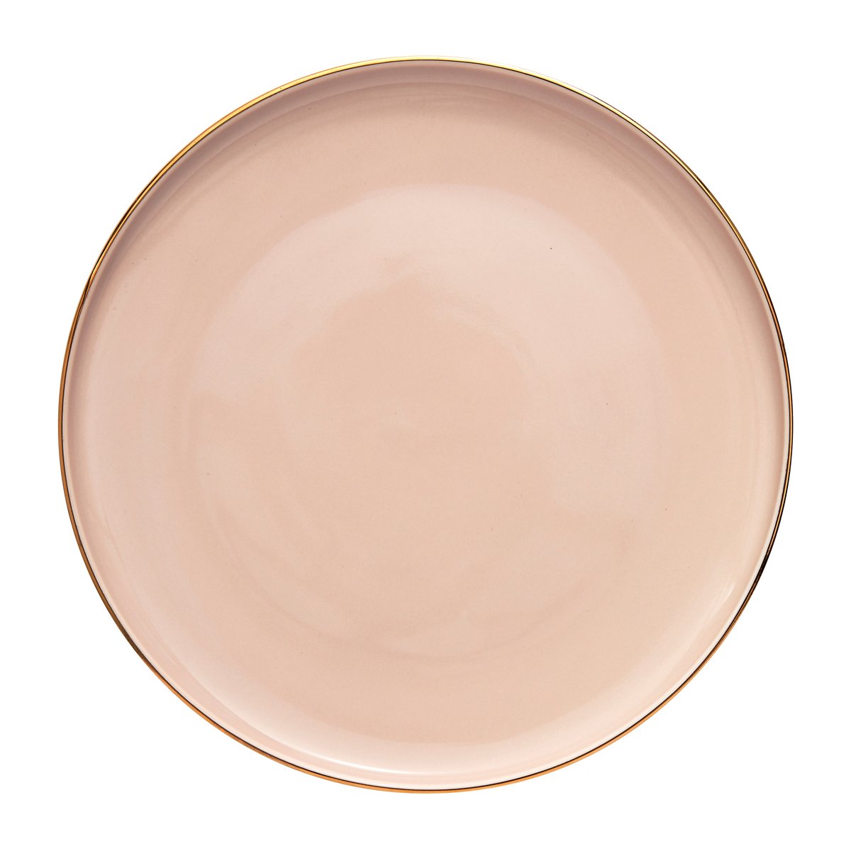 Lene Bjerre Clara tallrik 26 cm Rose-light gold | Skandinavisk Design | Mattallrikar | Guldfärgad