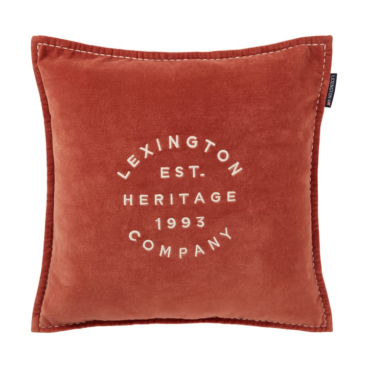 1993 Logo Velvet kuddfodral 50x50 cm - Rust - Lexington