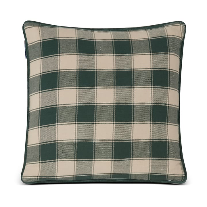 Checked Organic Cotton Flannel kuddfodral 50x50 cm, Merry Little Christmas Lexington