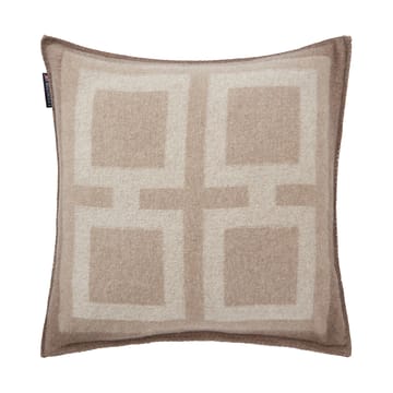 Graphic Recycled Wool kuddfodral 50x50 cm - Light beige - Lexington