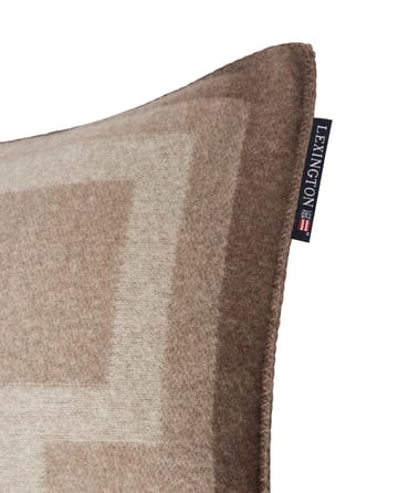 Graphic Recycled Wool kuddfodral 50x50 cm - Light beige - Lexington