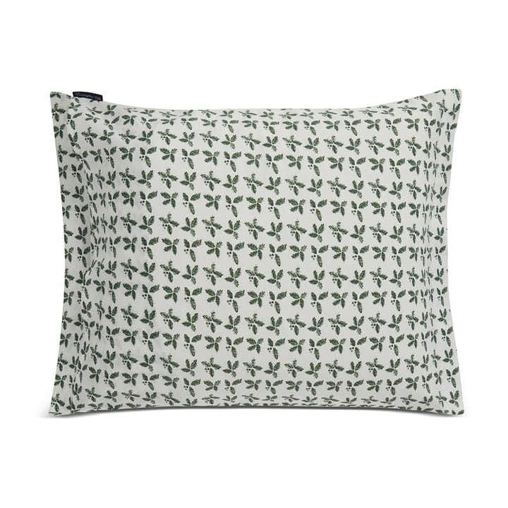 Holly Printed Cotton Sateen örngott 50x60 cm, White-green Lexington