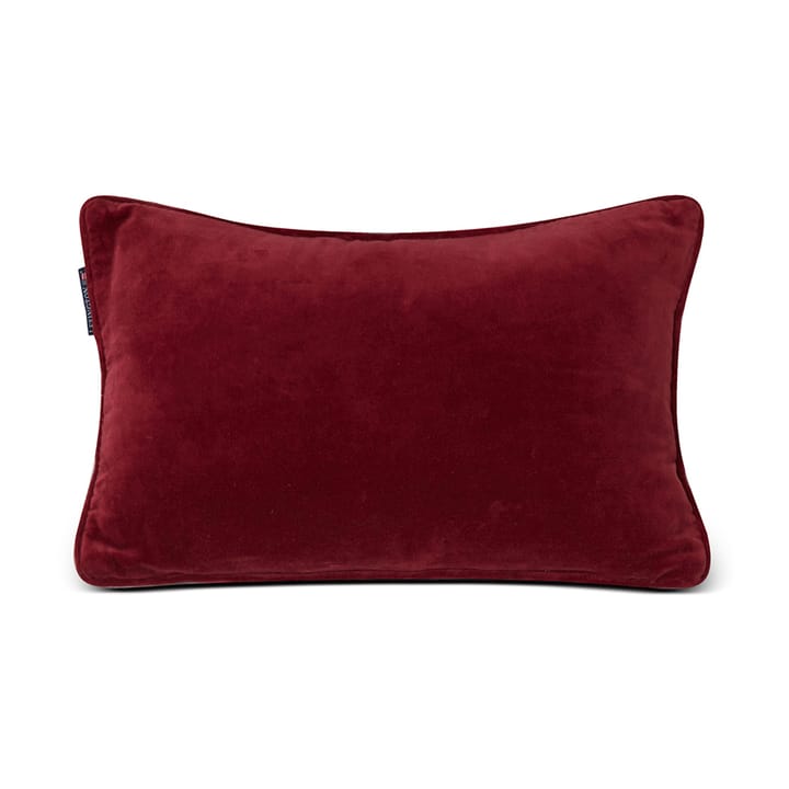 Merry Cotton Velvet kudde 30x50 cm, Red-white Lexington