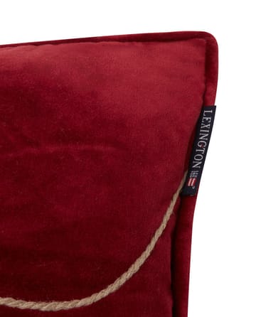 Merry Cotton Velvet kudde 30x50 cm - Red - Lexington