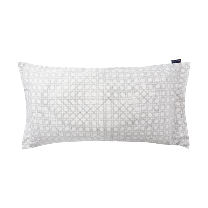 Rattan Printed örngott 50x90 cm - White - Lexington