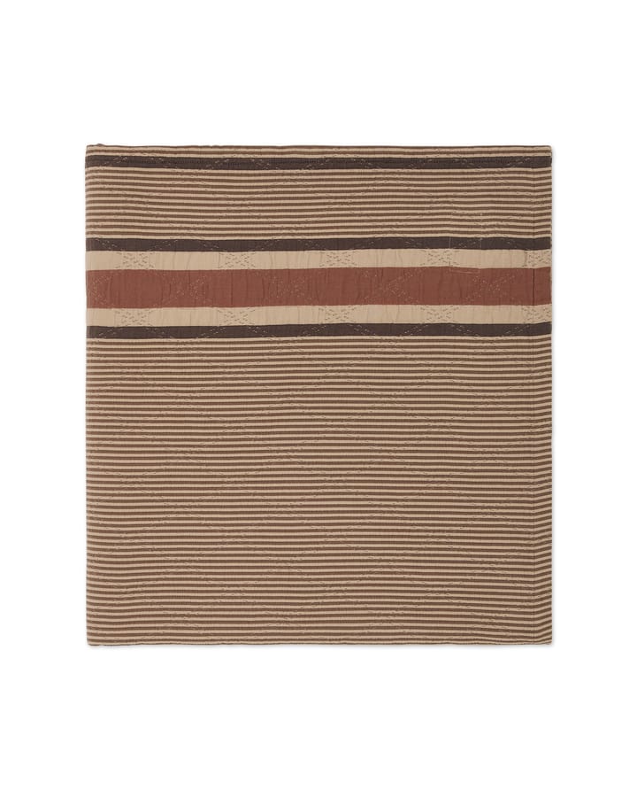 Side Striped Soft Quilted överkast 160x240 cm - Beige - Lexington