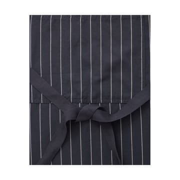 Striped Cotton Linen förkläde - Dark gray-white - Lexington