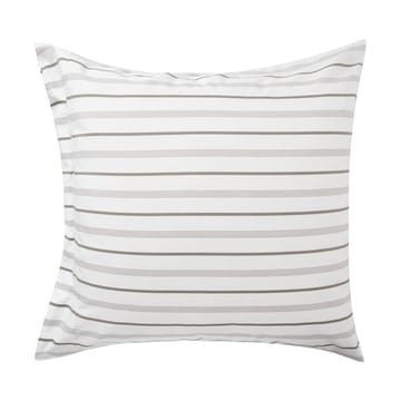 Striped Cotton Poplin örngott 65x65 cm - White - Lexington